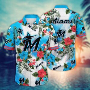 MLB Miami Marlins Hawaiian Shirt: Perfect Gift for Fans