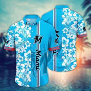 MLB Miami Marlins Hawaiian Shirt: Perfect Summer Gear for Sports Fans