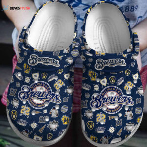 MLB Milwaukee Brewers Clog-Shoes Crocband Clogs Shoes For Men Women Fans