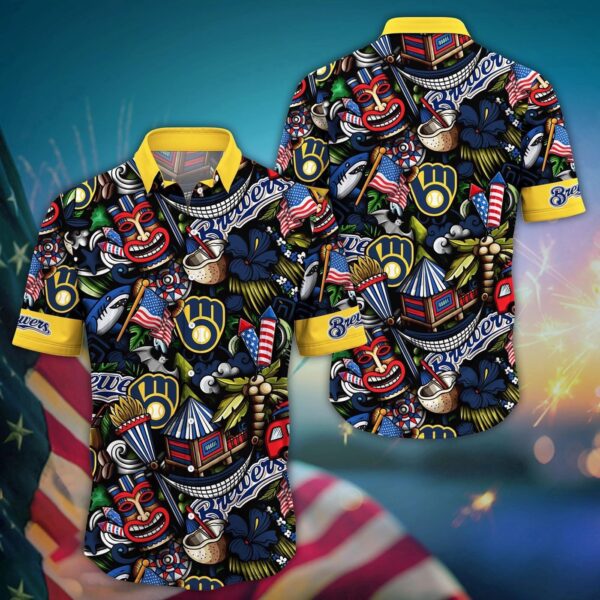 MLB Milwaukee Brewers Hawaii Shirt – Vibrant Aloha for Cool Fans