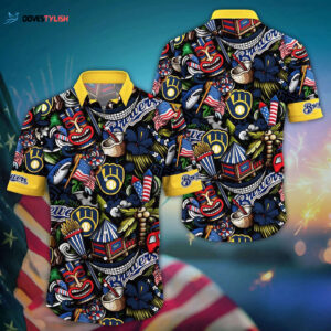 MLB Milwaukee Brewers Hawaii Shirt - Vibrant Aloha for Cool Fans