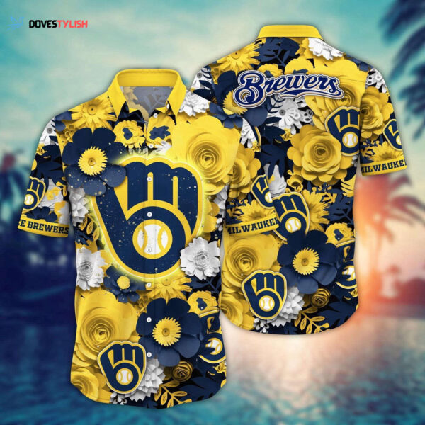 MLB Milwaukee Brewers Hawaiian Shirt – Perfect for Sport Fans!