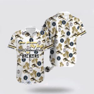 MLB Milwaukee Brewers Hawaiian Shirt: Dive into Tropical Style for Fans