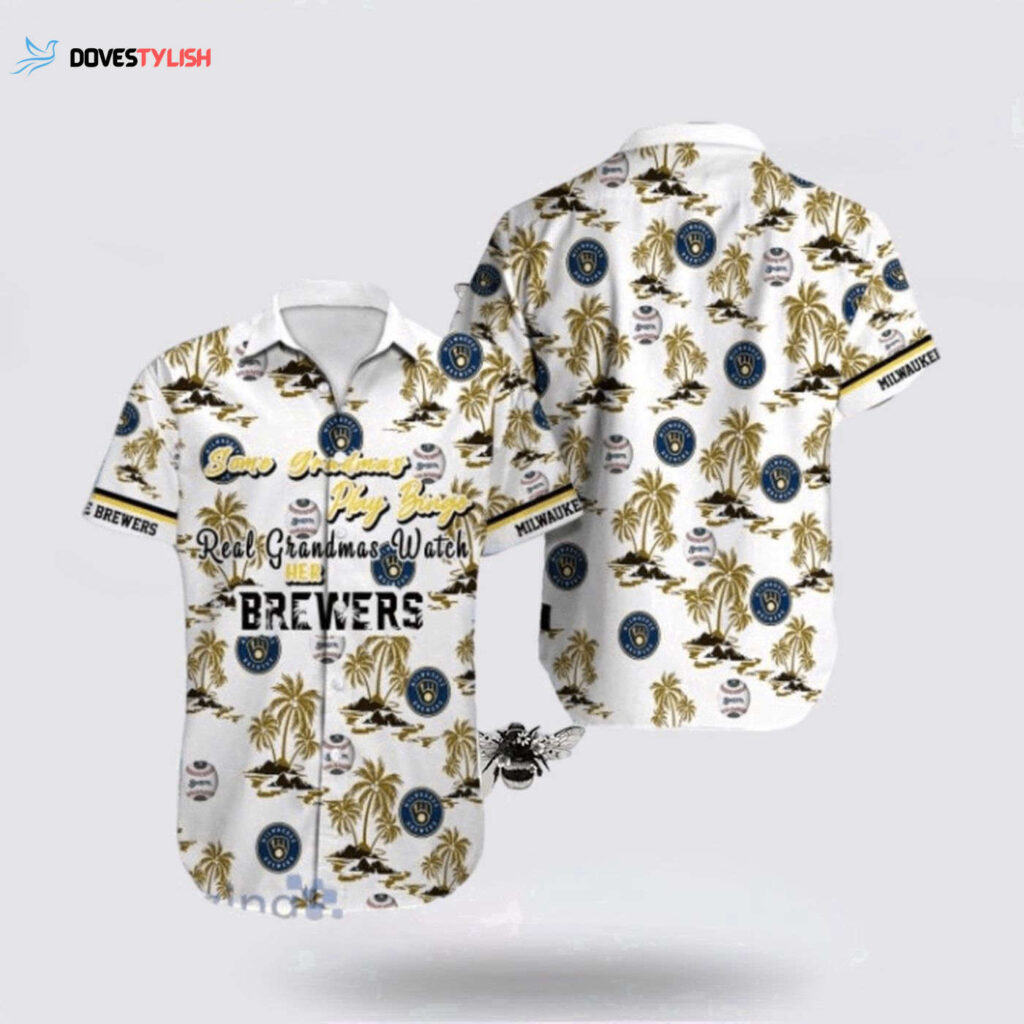 MLB Milwaukee Brewers Hawaiian Shirt: Dive into Tropical Style for Fans