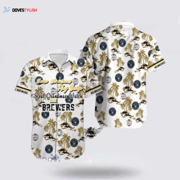 MLB Milwaukee Brewers Hawaiian Shirt: Dive into Tropical Style for Fans