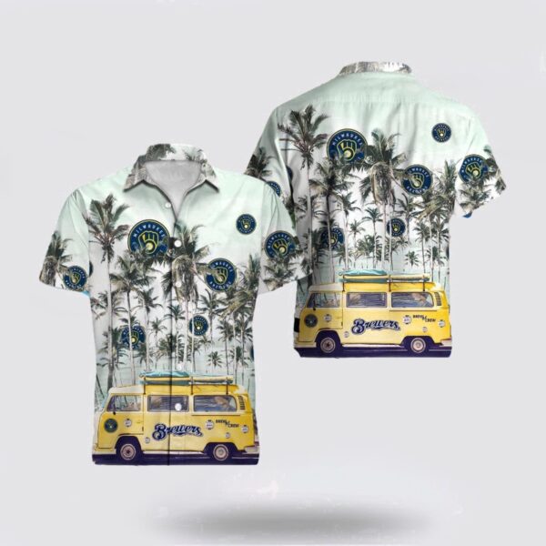 MLB Milwaukee Brewers Hawaiian Shirt: Stylish Summer Fashion for Fans