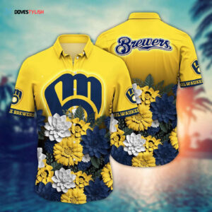 MLB Milwaukee Brewers Hawaiian Shirt - Perfect for Sports Fans!