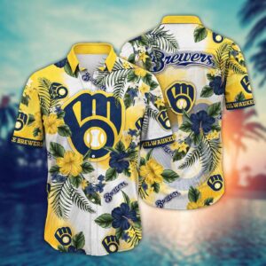 MLB Milwaukee Brewers Hawaiian Shirt – Perfect Gift for Fans