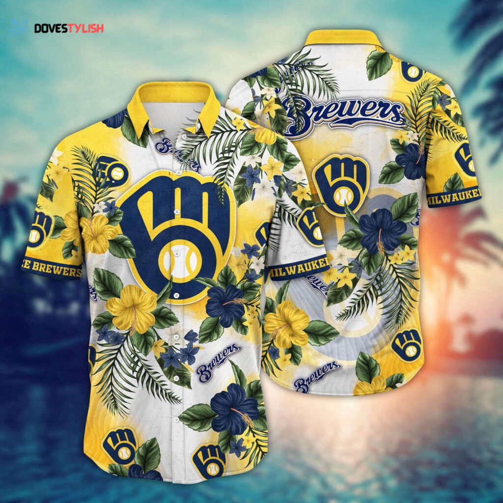 MLB Milwaukee Brewers Hawaiian Shirt: Perfect Gift for Fans MLB Milwaukee Brewers Hawaiian Shirt: Perfect Gift for Fans
