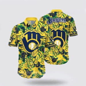 Milwaukee Brewers Hawaiian Shirt Set – Show Your Team Spirit in Style!