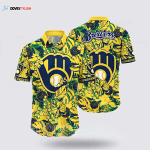 Milwaukee Brewers Hawaiian Shirt Set - Show Your Team Spirit in Style!