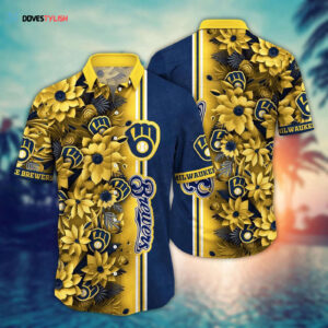 MLB Milwaukee Brewers Hawaiian Shirt: Steal Bases & Show Fans!