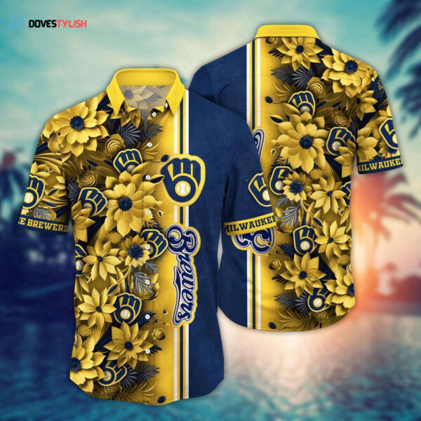 MLB Milwaukee Brewers Hawaiian Shirt: Steal Bases & Show Fans!