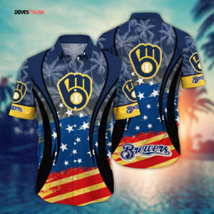 MLB Milwaukee Brewers Hawaiian Shirt - Vibrant Aloha for Cool Fans