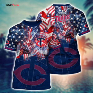 MLB Minnesota Twins Hawaiian Heatwave 3D T-Shirt - Perfect for Fans of Sports!