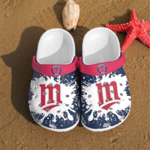 MLB Minnesota Twins Clog-Shoes Clog Rubber For Fan Baseball