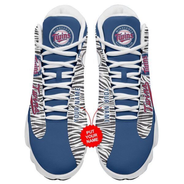 Personalized MLB Minnesota Twins Air Jordan 13 Shoes – Custom Name & Number – Unisex Gift