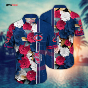MLB Minnesota Twins Hawaiian Shirt - Floral Fashion Frenzy for Sport Fans