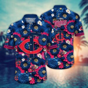 MLB Minnesota Twins Hawaiian Shirt: Stylish Fan Favorite for Baseball Enthusiasts