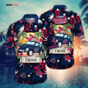 MLB Minnesota Twins Hawaiian Shirt - Perfect for Sports Fans in Summer Heatwave!