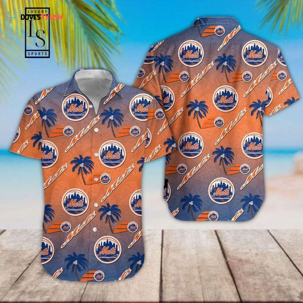 MLB New York Mets 3D Hawaiian Shirt – Official Team Merchandise MLB New York Mets 3D Hawaiian Shirt – Official Team Merchandise