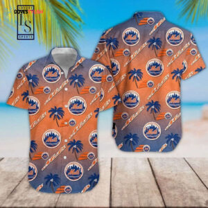 MLB New York Mets 3D Hawaiian Shirt - Official Team Merchandise