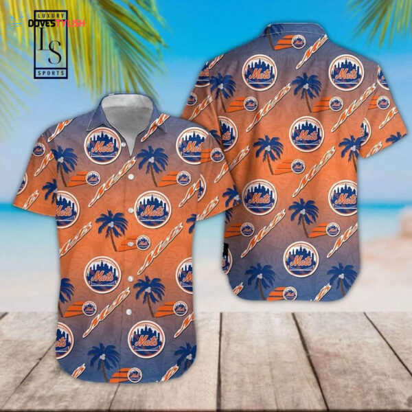 MLB New York Mets 3D Hawaiian Shirt – Official Team Merchandise