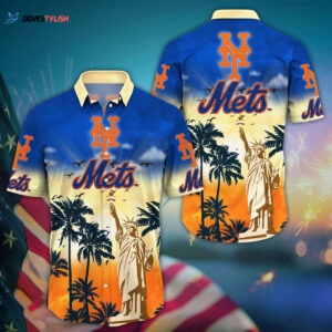 MLB New York Mets Hawaii Shirt: Sunrise to Sunset - Perfect for Cool Fans