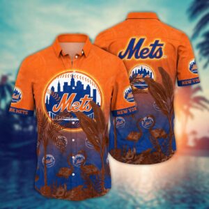 MLB New York Mets Hawaiian Shirt – Sunset Chase Gift for Fans