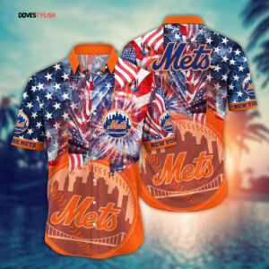 MLB New York Mets Hawaiian Shirt: Game Day Aloha Style for Fans