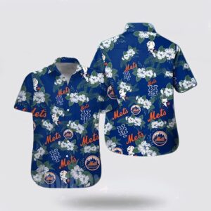 MLB New York Mets Hawaiian Shirt: Coastal Fashion for Fans!