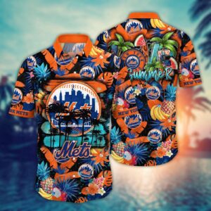 MLB New York Mets Hawaiian Shirt – Perfect Style for Sports Fans
