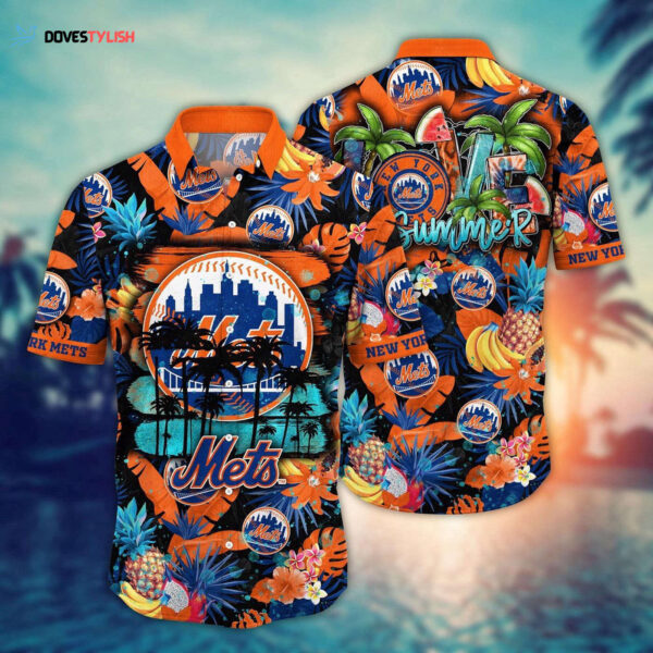 MLB New York Mets Hawaiian Shirt – Perfect Style for Sports Fans