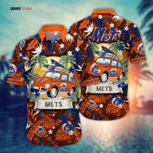 MLB New York Mets Hawaiian Shirt: Perfect Summer Gear for Fans!