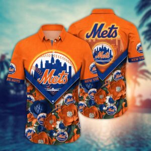 MLB New York Mets Hawaiian Shirt – Perfect for Summer Sports Fans!