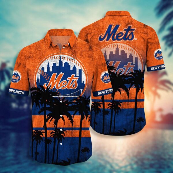 MLB New York Mets Hawaiian Shirt: Swing in Style for Fans