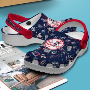 MLB New York Yankees Clog-Shoes Crocband Clogs Shoes For Men Women and Kids For Fan MLB