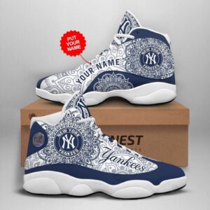 Custom MLB New York Yankees Air Jordan 13 Shoes - Personalized Unisex Gift