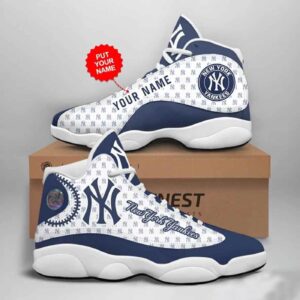 Custom MLB New York Yankees Air Jordan 13 Shoes - Personalized Unisex Gift