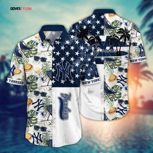 MLB New York Yankees Hawaiian Shirt – Flower Home Run Threads for Fans