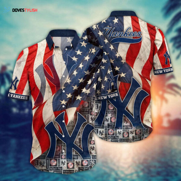 MLB New York Yankees Hawaiian Shirt – Floral Swing for Fans