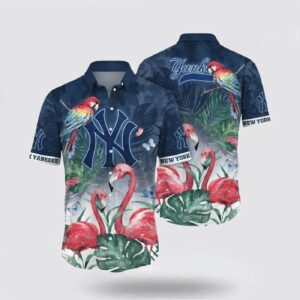 MLB New York Yankees Hawaiian Shirt: Summer Style for Fans