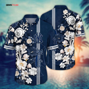 MLB New York Yankees Hawaiian Shirt - Luau League Look for Sport Fans