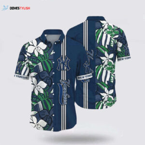 MLB New York Yankees Hawaiian Shirt Set - Embrace Your Fan Spirit in Style!