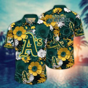 MLB Oakland Athletics Hawaiian Shirt – Diamond Dreams for Sport Fans