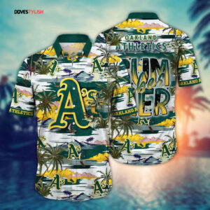 MLB Oakland Athletics Hawaiian Shirt: Flower Grand Slam Fan Favorite