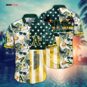 Oakland Athletics Hawaiian Shirt: Official MLB Flower Home Run Threads for Fans