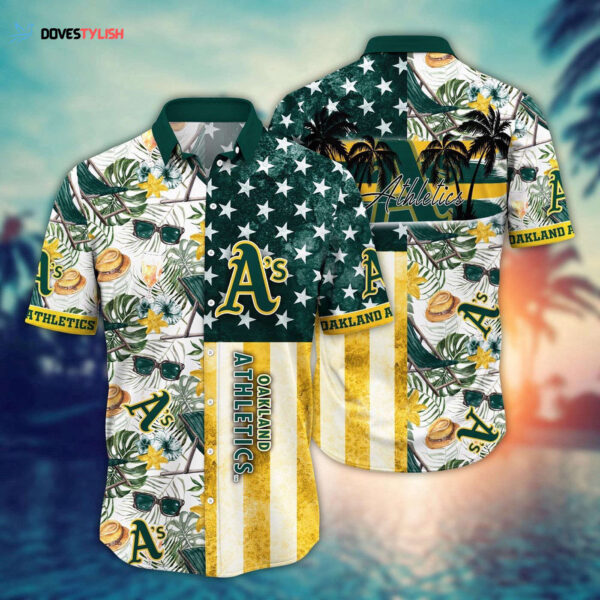 Oakland Athletics Hawaiian Shirt: Official MLB Flower Home Run Threads for Fans