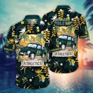 MLB Oakland Athletics Hawaiian Shirt: Perfect Summer Gear for Sports Fans