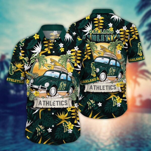 MLB Oakland Athletics Hawaiian Shirt: Perfect Summer Gear for Sports Fans